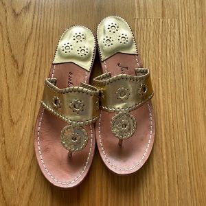 Gold Jack Rodger Sandals